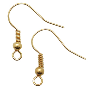 Ohrring Design Quality Metall Gold (Nickelfrei)