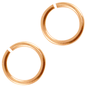Metall DQ Bindering 5.5mm Rosegold (Nickelfrei)
