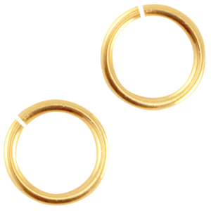 Metall DQ Bindering 5mm Gold (Nickelfrei)