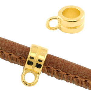 Ring mit &Ouml;se DQ Metall &Oslash;3.8mm Gold (Nickelfrei)