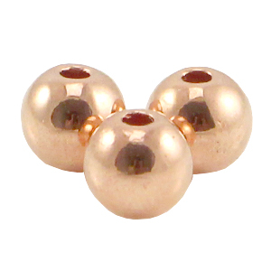 Metall DQ Perlen 4mm Rosegold (Nickelfrei)