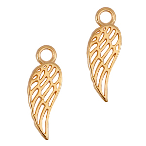 Metall DQ Anh&auml;nger Engelfl&uuml;gel Rosegold (Nickelfrei)