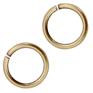 Zubeh&ouml;r Metall DQ Bindering 7.5mm Antik bronze (Nickelfrei)