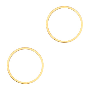 Zubeh&ouml;r Metall DQ dichter Ring 15mm Gold (Nickelfrei)