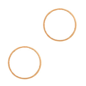 Anh&auml;nger Metall Anh&auml;nger DQ Zwischenst&uuml;ck Zirkel 14mm Rosegold (Nickelfrei)