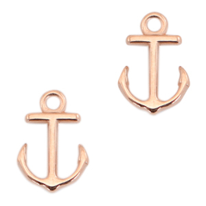 Anh&auml;nger Metall DQ Anker Rosegold (Nickelfrei)
