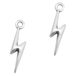 Anh&auml;nger Metall DQ Lightning Antik silber (Nickelfrei)