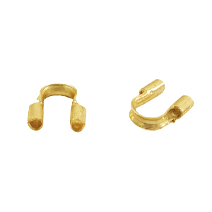 Zubeh&ouml;r Metall DQ wire guardian / Drahtschutz 5mm (&Oslash;0.69mm) Gold (nickelfrei)
