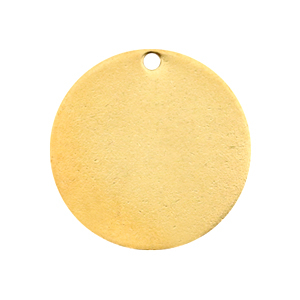 DQ Metall f&uuml;r ImpressArt Anh&auml;nger 20mm Gold (Nickelfrei)