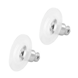 Zubeh&ouml;r Metall DQ Ohrstopper Ohrringe Antik silber (Nickelfrei)