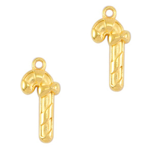 Anh&auml;nger Metall DQ Zuckerstange Gold (Nickelfrei)