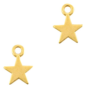 Anh&auml;nger Metall DQ Star Gold (Nickelfrei)