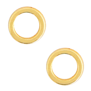 Zubeh&ouml;r Metall DQ Ring 6mm Gold (Nickelfrei)
