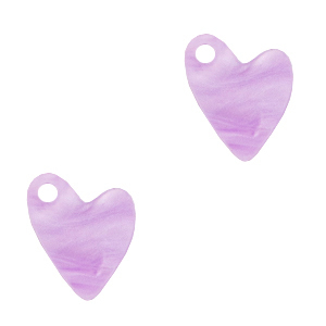 Anh&auml;nger Plexx Herz Lilac pink