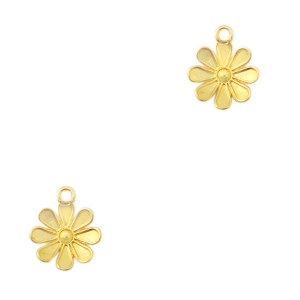 Anh&auml;nger Metall DQ Flower Gold (Nickelfrei)