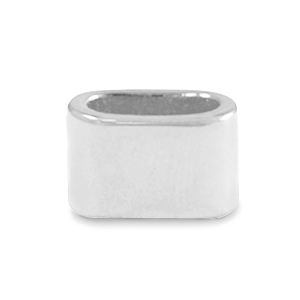 Schieber Metall DQ &Oslash;10mm Antik silber (Nickelfrei)