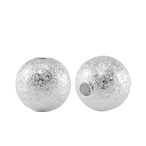 Perlen Metall DQ 8mm Antik Silber (Nickelfrei)