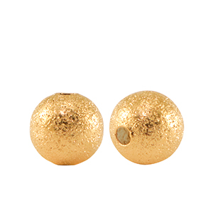 Perlen Metall DQ 6mm Gold (Nickelfrei)