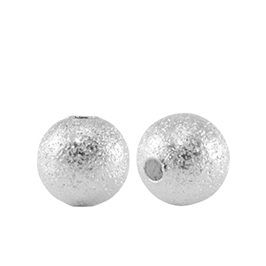 Perlen Metall DQ 6mm Antik Silber (Nickelfrei)