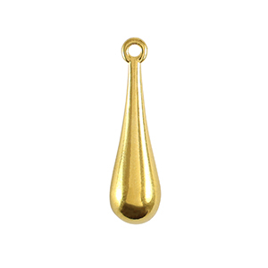 Anh&auml;nger Metall DQ Drop Gold (Nickelfrei)