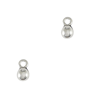 Anh&auml;nger Metall DQ Ball Antik silber (Nickelfrei)