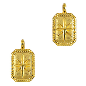 Anh&auml;nger Metall DQ Star Gold (Nickelfrei)