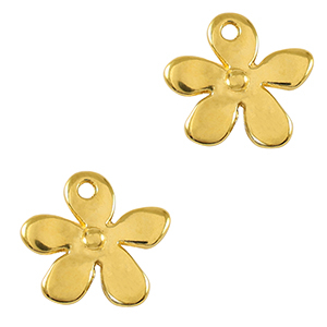 Anh&auml;nger Metall DQ Flower Gold (Nickelfrei)