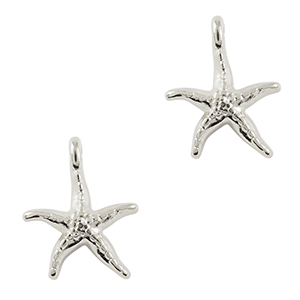Anh&auml;nger Metall DQ Starfish Antik silber (Nickelfrei)