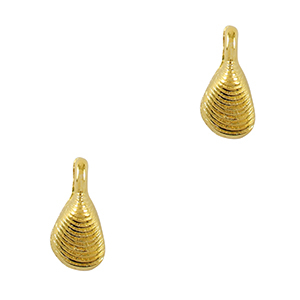 Anh&auml;nger Metall DQ Shell Gold (Nickelfrei)