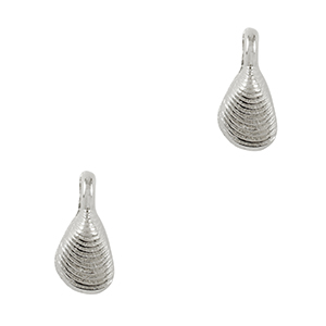 Anh&auml;nger Metall DQ Shell Antik silber (Nickelfrei)
