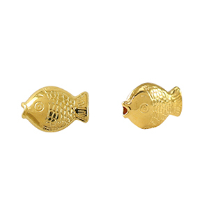 Perle Metall DQ Fish Gold (Nickelfrei)