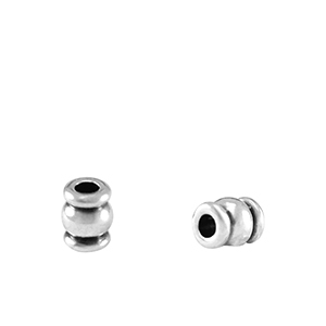 Perle Metall DQ Antik silber (Nickelfrei)