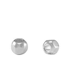 Perle Metall DQ Hexagon Antik silber (Nickelfrei)