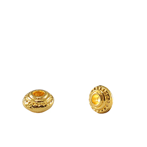 Perle Metall DQ Spacer Bali Ring 5mm Gold (Nickelfrei)