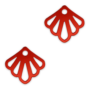 Statement-Anh&auml;nger Shell Metallic red