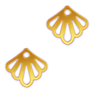 Statement-Anh&auml;nger Shell Metallic yellow