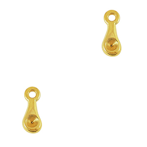 Anh&auml;nger Metall DQ Drop Gold (Nickelfrei)