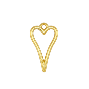 Anh&auml;nger Metall DQ Heart Gold