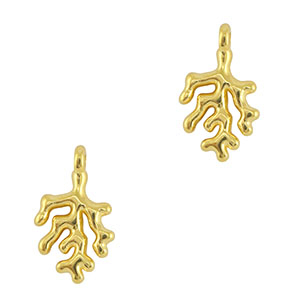 Anh&auml;nger Metall DQ Coral Gold (Nickelfrei)