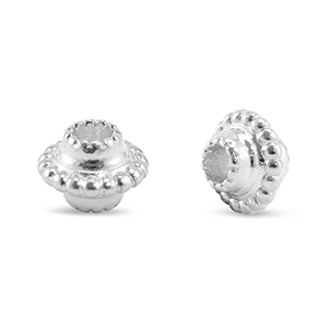 Perle Metall DQ Spacer Bali Antik silber (Nickelfrei)