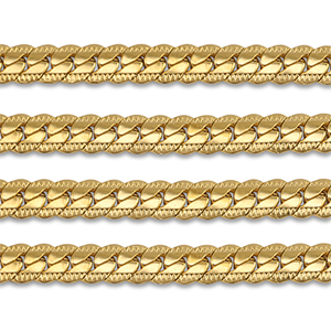 Zubeh&ouml;r aus Stainless Steel - Rostfreiem Stahl Flat Gourmet Gold