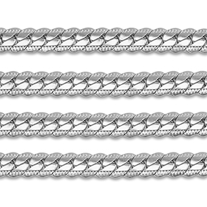 Zubeh&ouml;r aus Stainless Steel - Rostfreiem Stahl Flat Gourmet Silver