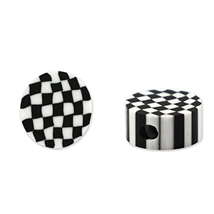 Perlen Polymer Black-white