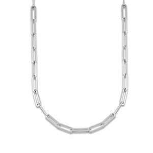 Stainless Steel - Rostfrei Stahl Gliederkette Silver