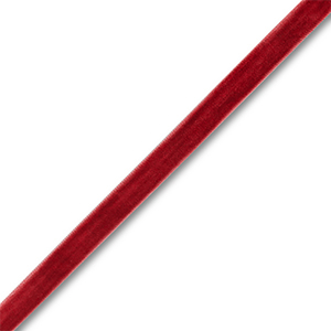 Samt-Schmuckband Red