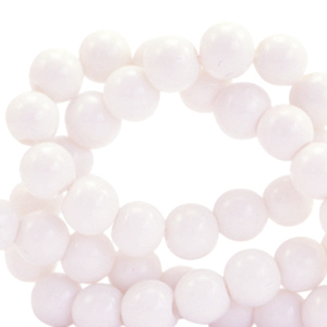 Glas Perlen 4 mm opaque Light pastel pink