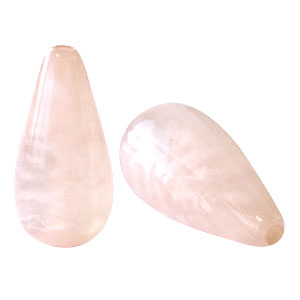 Polaris Perle tropfenform Mosso shiny Delicacy pink