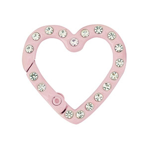 Farbiges Zubeh&ouml;r F&uuml;r Schl&uuml;ssel Anh&auml;nger Heart Light pink