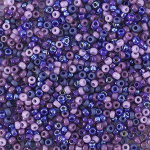 Miyuki 11/0 Rocailles Purple blues