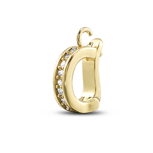TQ Metall Brass Anh&auml;nger with Loop Gold